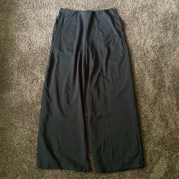 Old Navy Pants - Old Navy Black High Rise Powersoft Wide Leg Pants